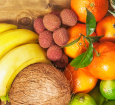 Obst getrocknet Banane Acerola
